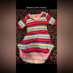 Colorful Striped V-Neck shirt